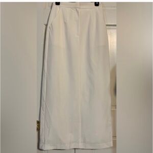 White NWOT LaLavon Maxi Skirt, Size Small